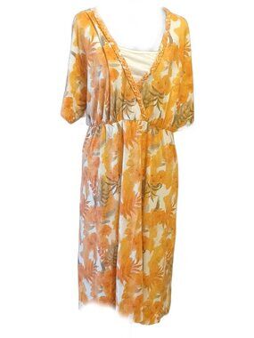White Stag orange beach dress